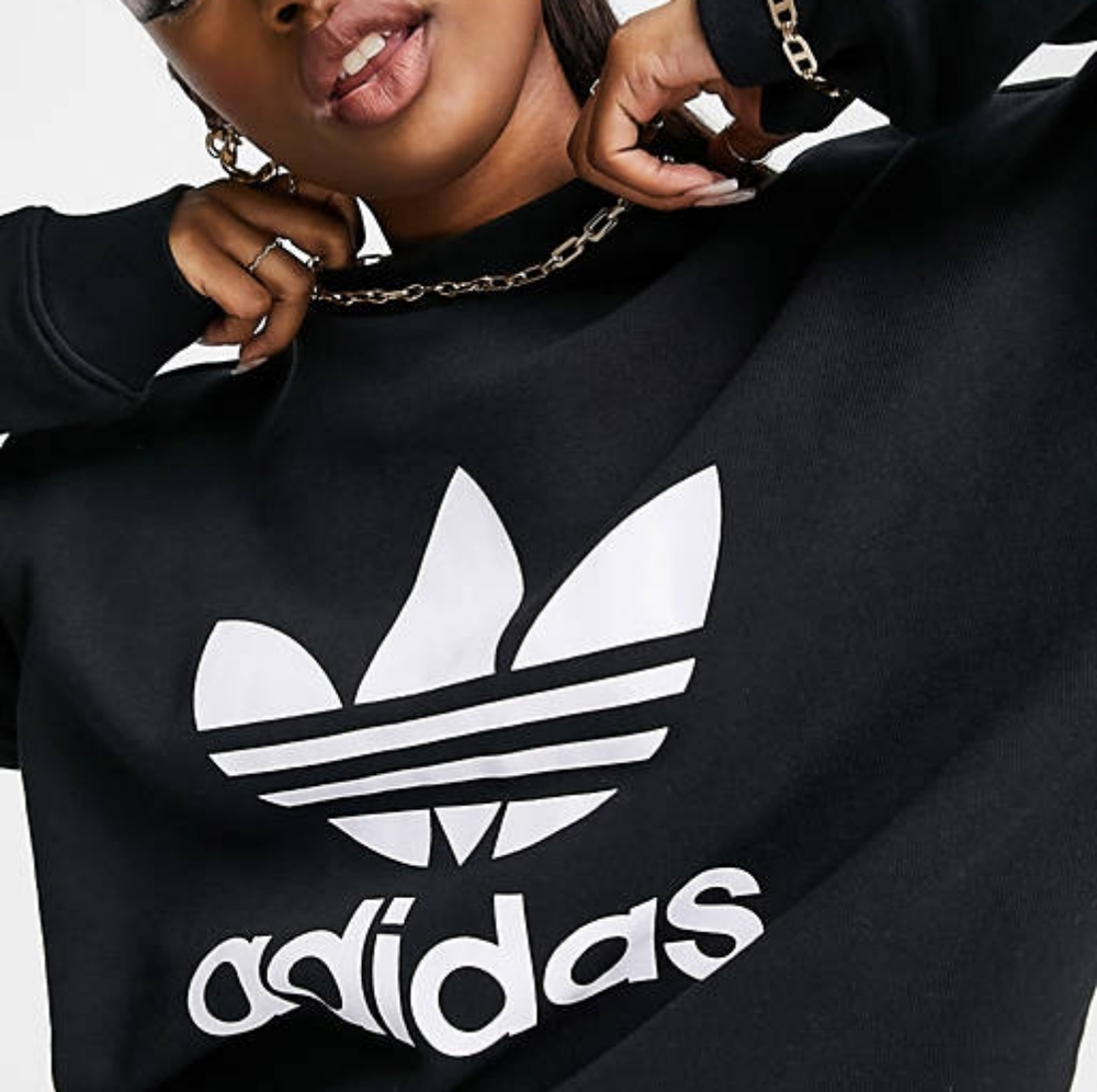 adidas Originals Boxy Crew Neck Sweatshirt